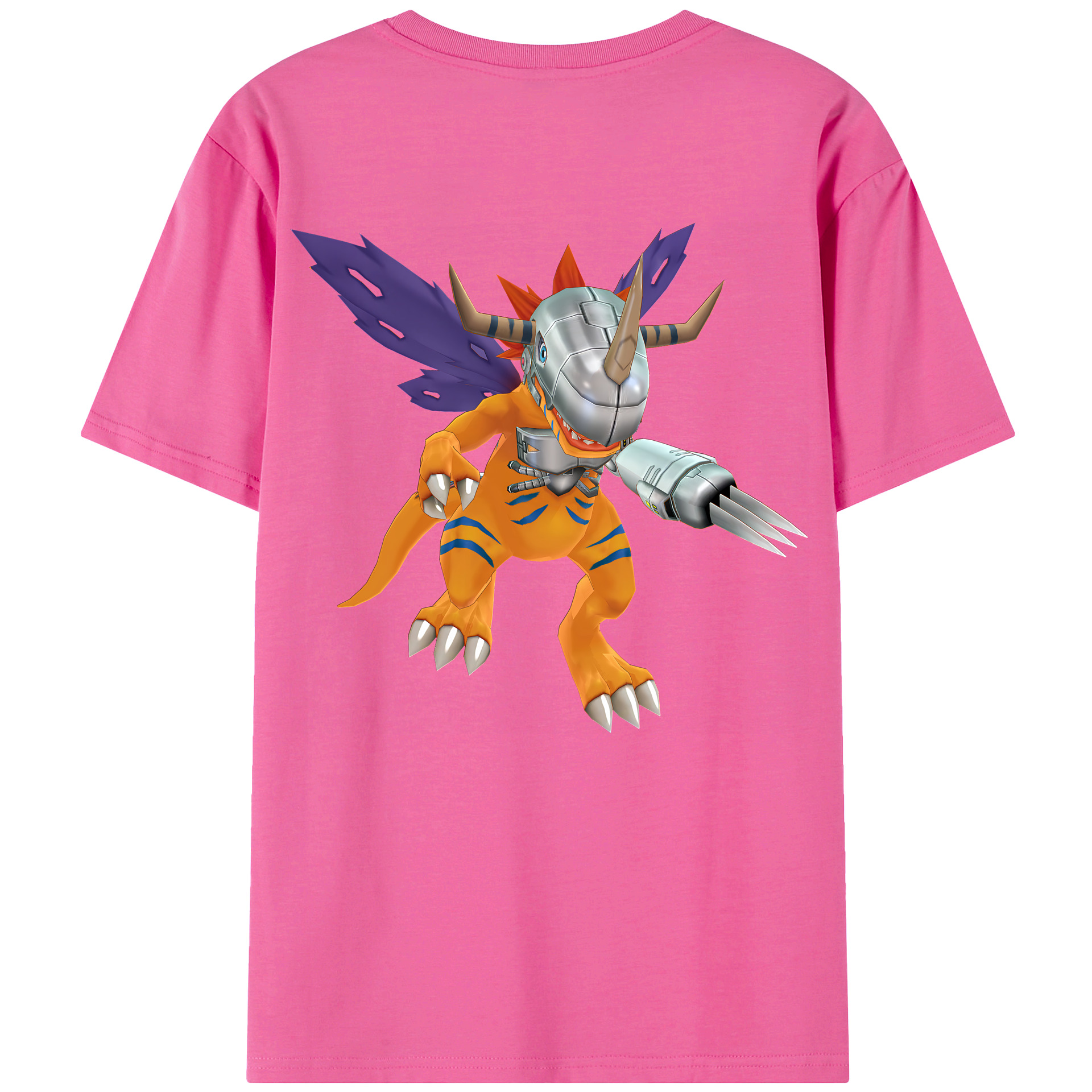 （画像用） Digimon デジタルモンスター/デジモン レディース半袖Tシャツ(バックプリント)